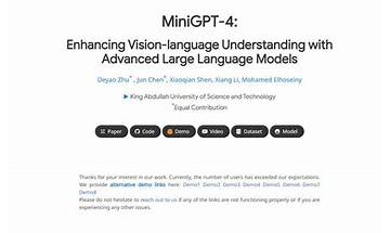 Minigpt-4: App Reviews; Features; Pricing & Download | OpossumSoft